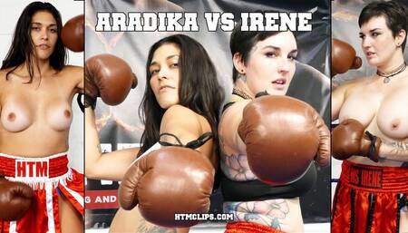 Aradika vs Irene Silver Foxy Boxing HD WMV Topless Boxing Women