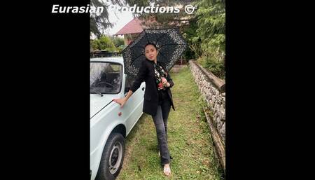 CustomVideo - 019B - Katya on a rainy day Cranking and Revvng part