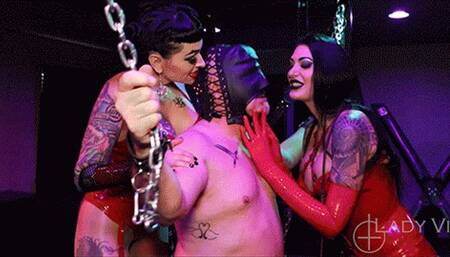 Pussy Whipped (Heavy Corporal, CBT, Face Sitting) | Lady Vi, Mistress Damazonia and slavid