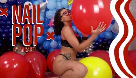 Sexy Nail Pop Red balloons by Maribel