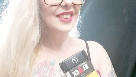 Djarum Black - Nose exhales - Coughing - Close-up