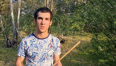 Aiden gets a Bastinado