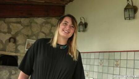 Aspiring accountant, Davina first goes through a porn casting