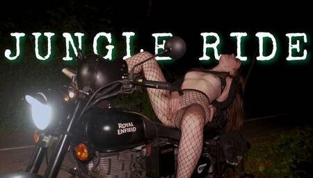 Jungle Ride: masturbating on my motorcycle in the jungle