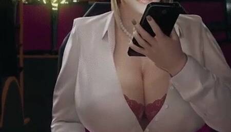 BOMSHEL BLONDE GETS FUCK IN THE BUSS