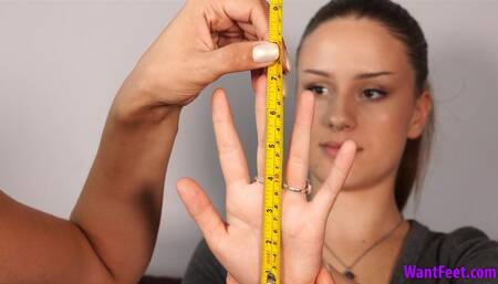 Comparing Our Silky Hands - HD MP4