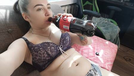 Cola wakes up the monster in my stomach