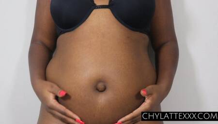 Bloated Belly Jiggle and Modeling - Belly Fetish, Jiggle, BBW, Belly Button - 720 MP4