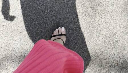 Going to home after work in heels