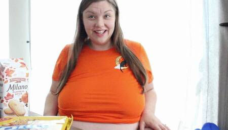 Eating Pumpkin Snacks