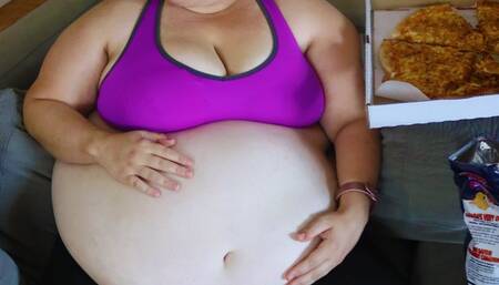 Fat Belly Workout with Pizza Stuffing Reward