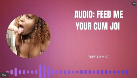 Audio: Cum On My Face JOI