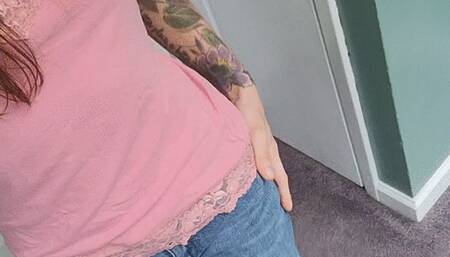 Young Teen Takes Her Jeans Off For You