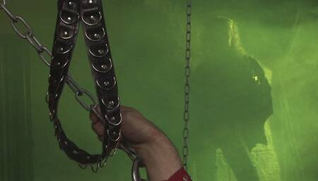 Cindy Behr Puts A Cock Ring On Her Sex Slave And Fucks The Attached Dildo