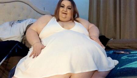 SSBBW Talking dirty belly rub tease