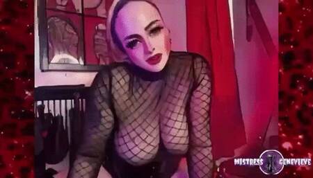 CARTOON VERSION Saddle Up Slut - Strapon Pegging FemDom POV