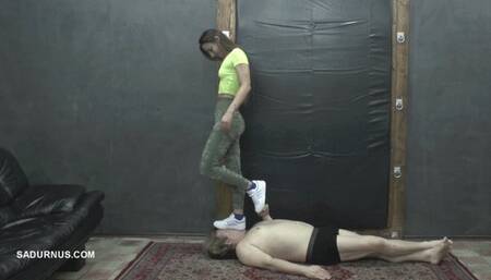 Under Amirah Adara's Adidas sneakers mp4