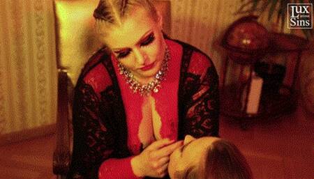 Lesbian Domina Strap On Fucking (720)