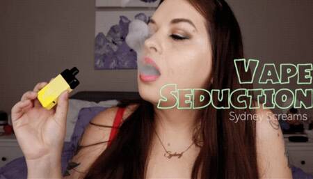 Vape Seduction - A vaping scene featuring: smoking, JOI, lip fetish, pink lipstick, oral fixation, face fetish, smoke clouds, and vape clouds - 720 Mp4