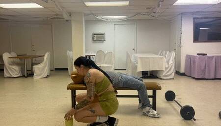 Weight Lifting at Gym FitDom 3