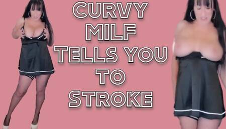 Curvy MILF Topless JOI wmv