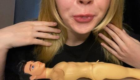 be shrinked to swim in my spit