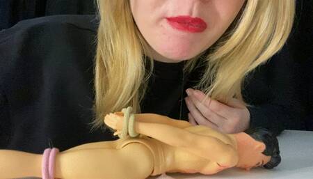 shrinked to get spit shower