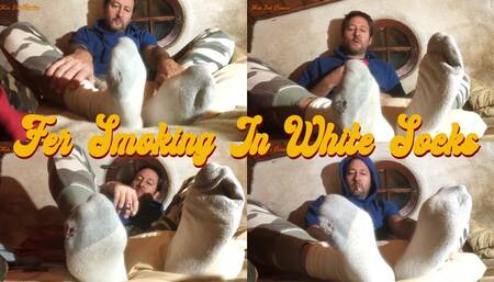 Fer Smoking In White Socks