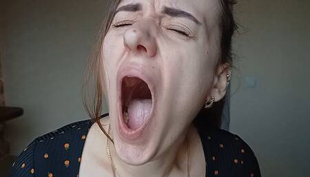 Severe uncontrollable yawning
