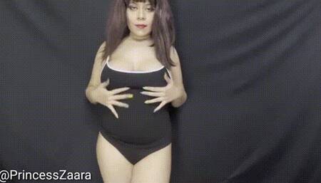 Grow Your Cock & Balls & Give Yourself Fellatio