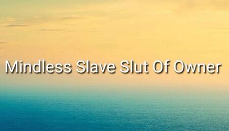 Mindless Slave Slut Of Owner