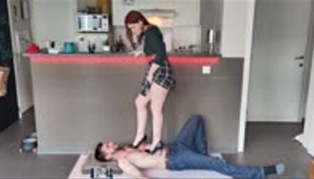 Nailed under Iris' stiletto's