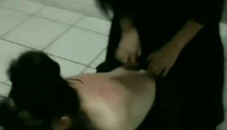 Extreme female domination with scratching