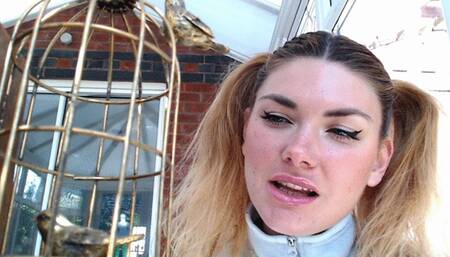 Giantess Trapping You In A Birdcage