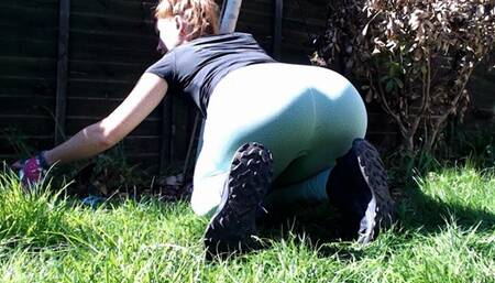 Wee Accident Whilst Gardening!