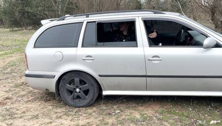 A powerful fuck that makes the car wobble