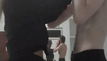 Top level scratching from the blonde lady - the pinnacle of scratching fetish