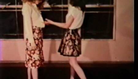 Catfight History 85 - Hippy chicks strip fights