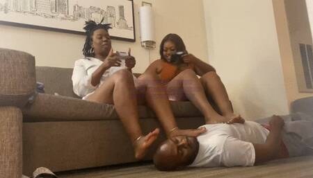 Gamer Girls Footstool ft Sultry Sultana