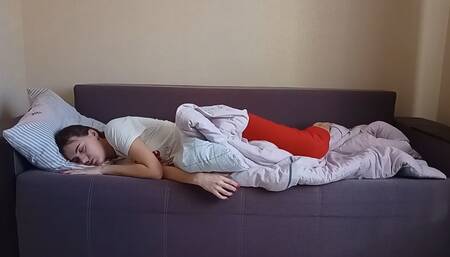 Strong snoring of a strong woman