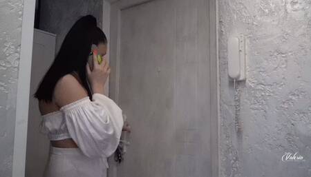 Massage my smelly feet with your tongue whore! 4K