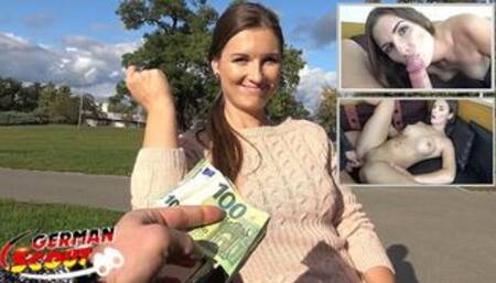 GERMAN SCOUT - BLUE EYES JENIFER TALK TO FUCK AT REAL PICKUP STREET CASTING