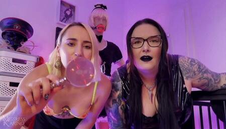 Small penis humiliation with Madame Electric POV