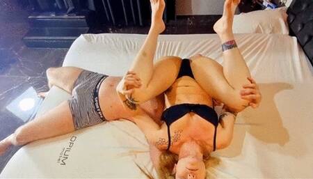 Experience the Mixed Wrestling - Gender Battle: BJJ Bad Girl Dominates Fabian! - Part 2 - FULL HD