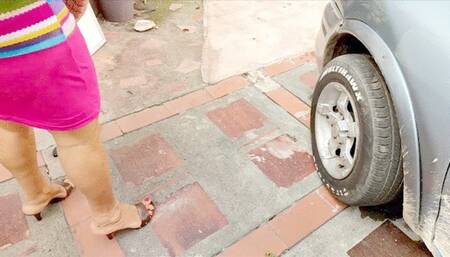 Diana Senior Hard Cranking fight with the lazy chevy corsa