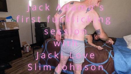 Jack Adamo gets his first fucklicking scene and Jacki gets Slim's cream (1080p)
