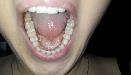 brushing my teeth with my spit