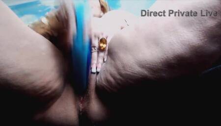 Big titted BBW Legend wets the floor with her squirt