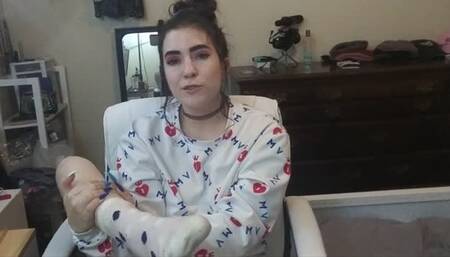 Jerk to my fuzzy socks