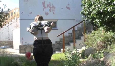 Bonus - Rija Mae - Bound Tits Arm Predicament Bondage Walk - Full Clip mp4 SD